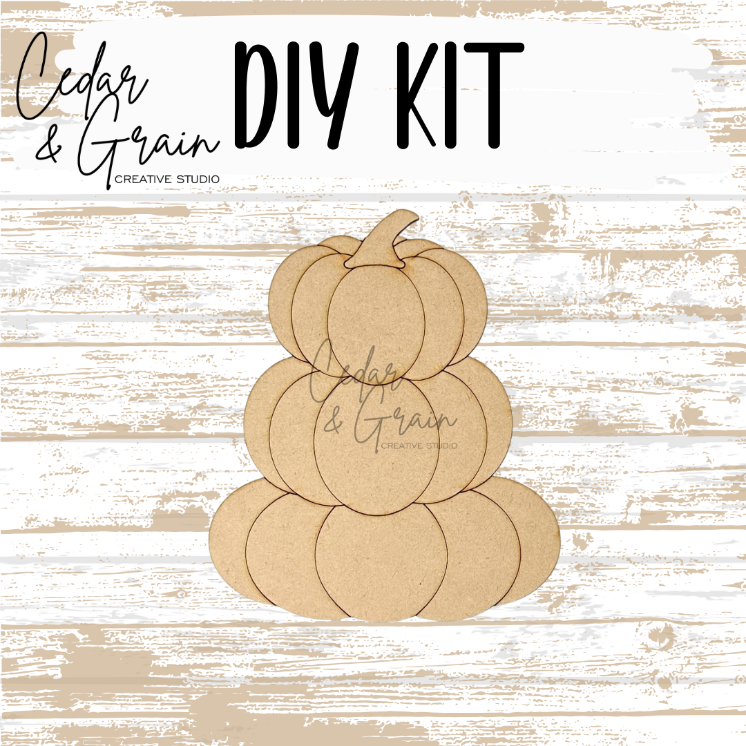 DIY Kit | Stacked Pumpkins