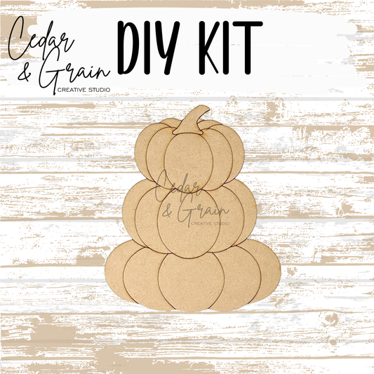 DIY Kit | Stacked Pumpkins