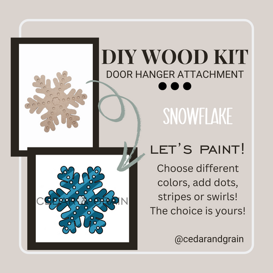 DIY Snowflake Attachment