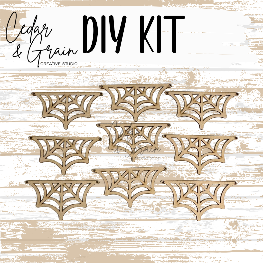 DIY Kit | Spider Web Macrame Garland