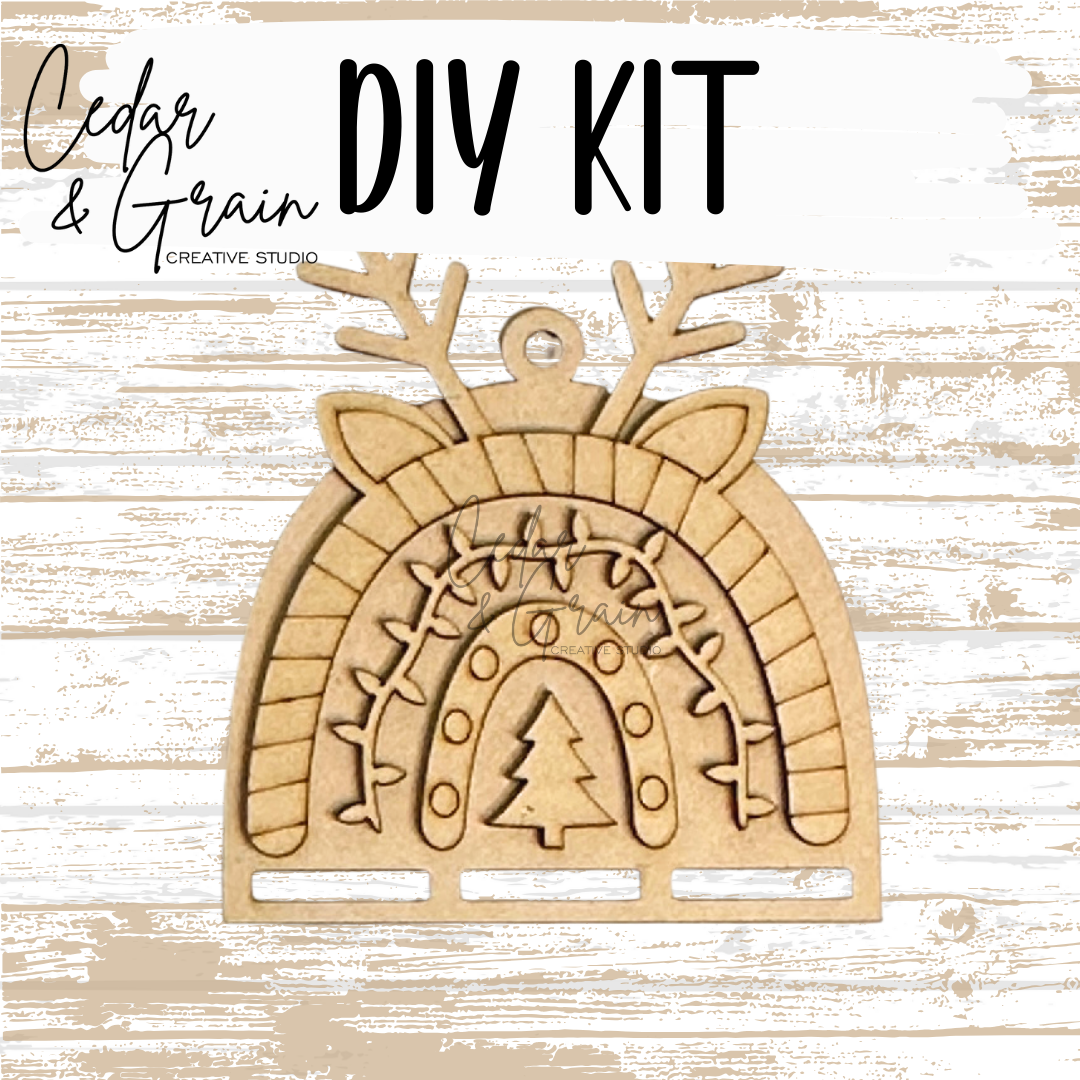 DIY Kit | Christmas Macrame Rainbow