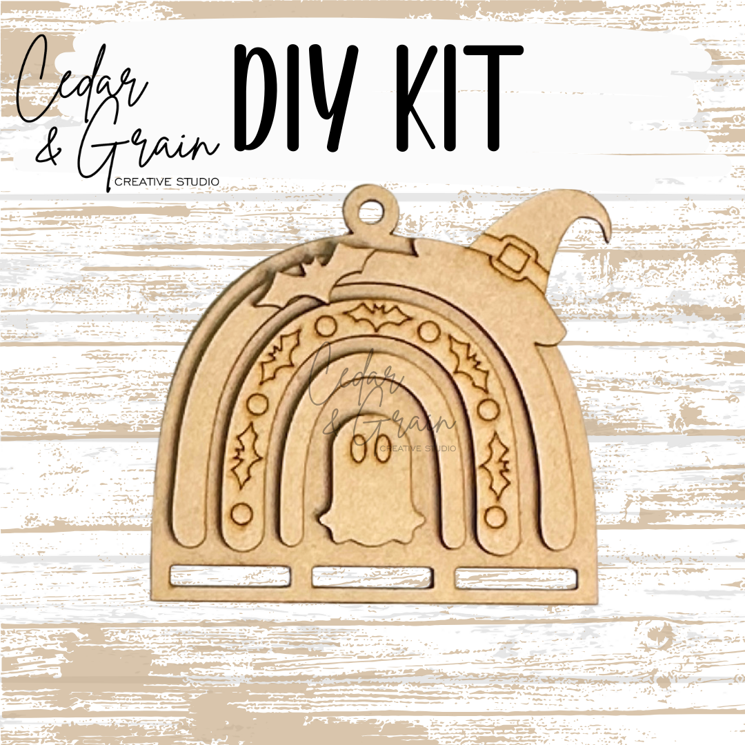 DIY Kit | Halloween Macrame Rainbow