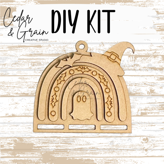 DIY Kit | Halloween Macrame Rainbow