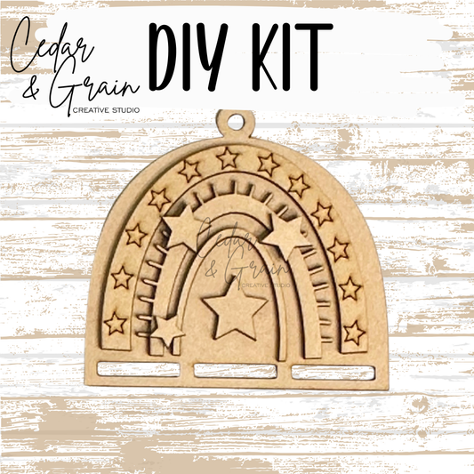 DIY Kit | Patriotic Macrame Rainbow