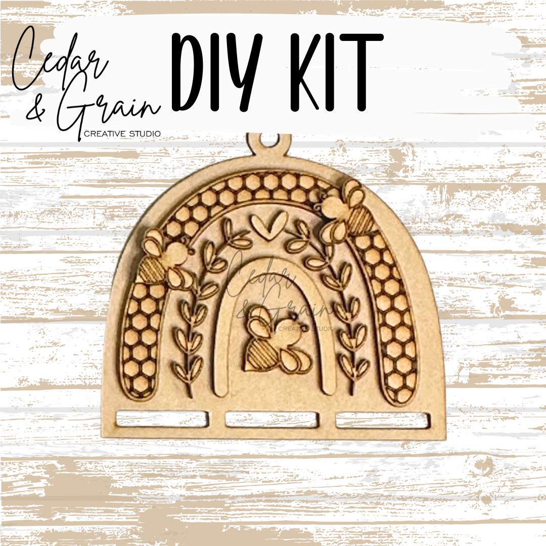 DIY Kit | Bee Macrame Rainbow